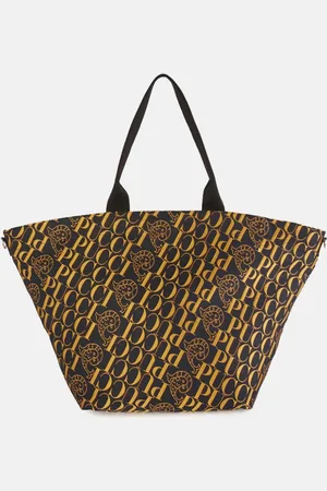 Emilio Pucci Multi Lambskin In Logo Jacquard Large Tote Bag
