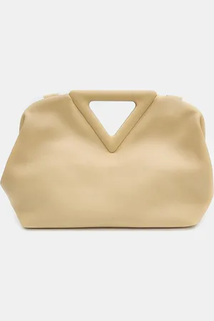 Bottega Veneta Almond Small Triangle Handle Bag