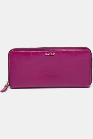 Bally Leather Zip Around Wallet