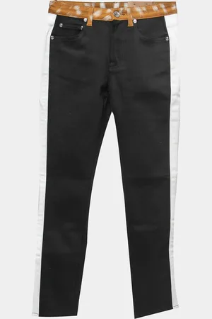 Burberry Denim Deer Print Trim Skinny Jeans S Waist 26"