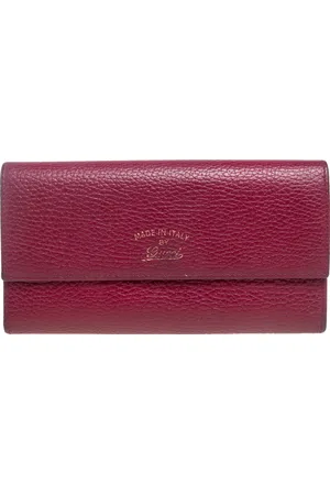 Gucci Leather Swing Continental Wallet