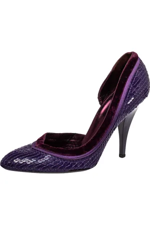 Gucci Sequined Satin And Velvet Half D