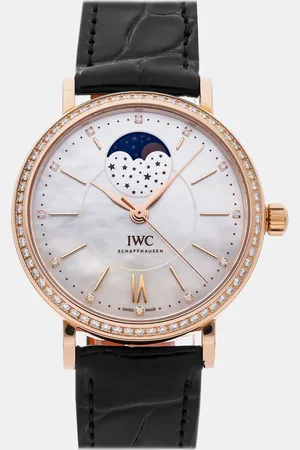 IWC Shell 18k Rose Gold Portofino Automatic Men