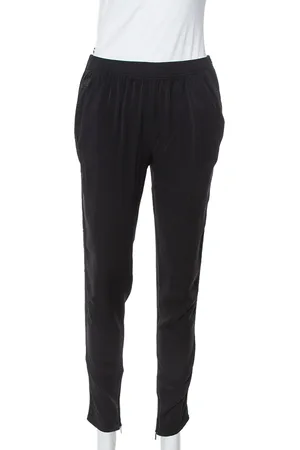 Gucci Silk Crepe Tapered Trousers S