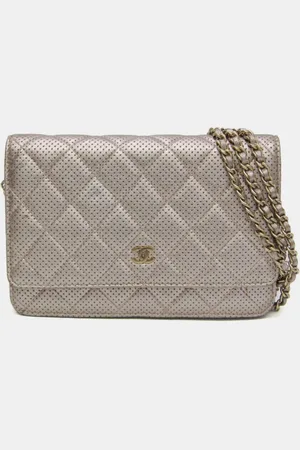 CHANEL Perforated Classic Wallet On Chain
