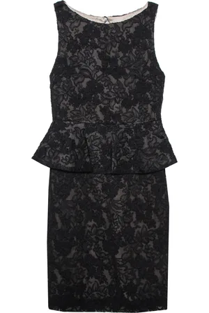 ALICE+OLIVIA Lace Josephine Peplum Dress S