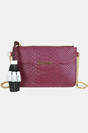 Charriol Mulberry Leather PALAIS ROYAL Clutch Bag