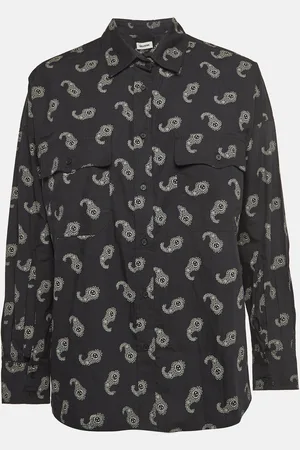 Zadig & Voltaire Tamara Paisley Print Cotton Oversized Shirt XS