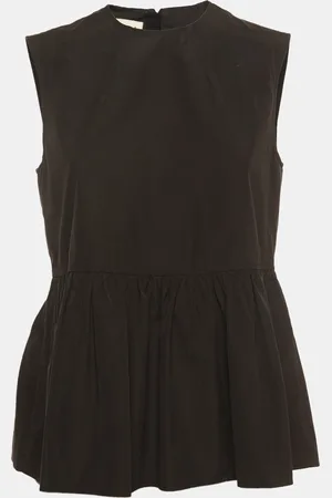 Marni Cotton Sleeveless Peplum Top S