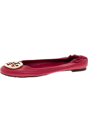 Tory Burch Leather Scrunch Ballet Flats Size 40.5
