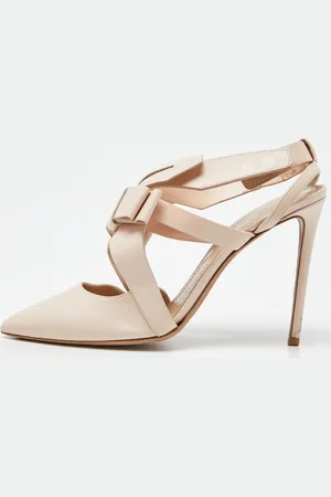Nicholas Kirkwood Leather Pointed Ankle Strap Sandals Size 38.5