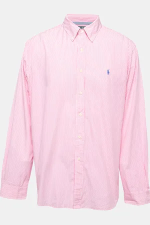 Ralph Lauren Striped Cotton Button Down Full Sleeve Shirt XXL