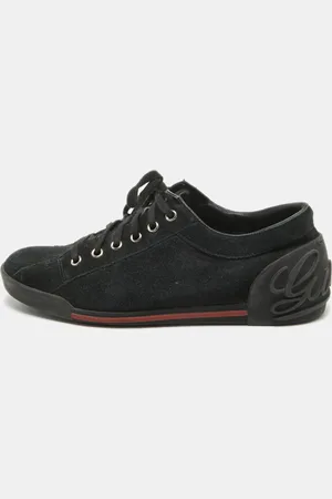 Gucci Suede Lace Up Sneakers Size 38