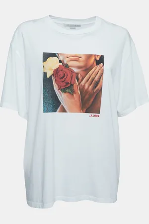 Stella McCartney Graphic Print Half Sleeve T-Shirt XL