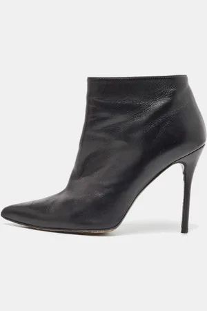Stuart Weitzman Leather Ankle Length Pointed Toe Booties Size 39.5