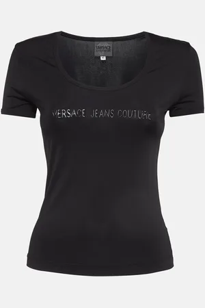 VERSACE Printed Jersey Top M