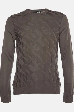 Moschino Love Pattern Wool Knit Sweater L