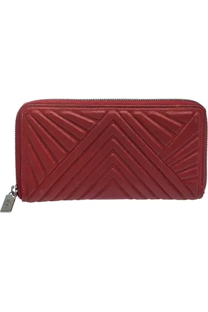VALENTINO Coated Fabric Zip Around Wallet