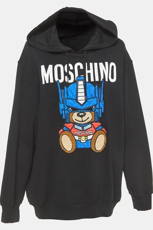 Moschino Transformer Teddy Cotton Hoodie M