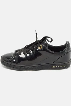 LOUIS VUITTON Patent Frontrow Sneakers Size 35