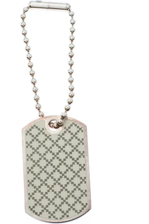 Gucci Enamel Tag Pendant Charm