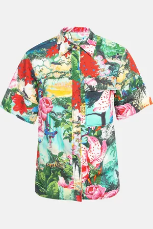Kenzo X Disney The Jungle Book Print Cotton Short Sleeve Shirt M