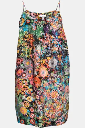 See by Chloé Printed Silk Sleeveless Dress M