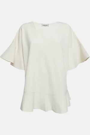 VALENTINO Off- Knit Oversized Top M