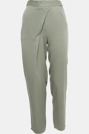 Emporio Armani Stretch Crepe Elasticated Waist Pants S