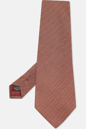 Giorgio Armani Vintage Stripe Silk Traditional Tie