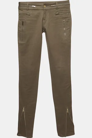 Gucci Cotton Zipper Detail Jeans S Waist 28