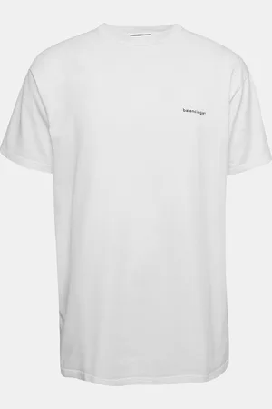 Balenciaga Printed Cotton Oversized T-Shirt XS