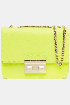 Furla Neon Leather Mini Bella Crossbody Bag