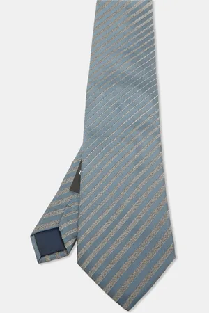 Lanvin Striped Silk Traditional Tie