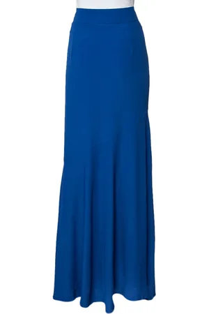 Roberto Cavalli Cavalli Class Crepe Maxi Skirt L