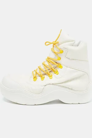 Bottega Veneta Nylon Puddle Bomber Boots Size 42