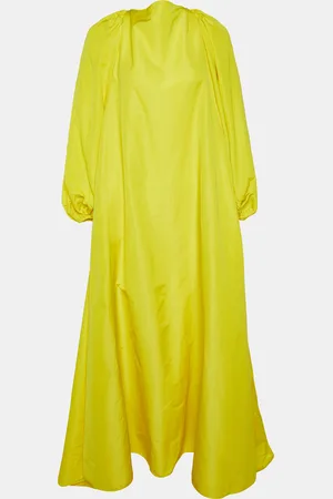 VALENTINO Faille Open Back Maxi Dress M