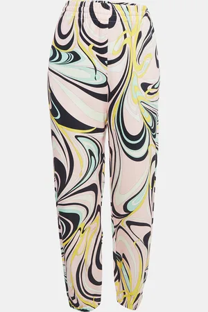 Emilio Pucci Onde Print Cotton Track Pants L