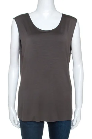 Emporio Armani Stretch Knit Sleeveless Top L