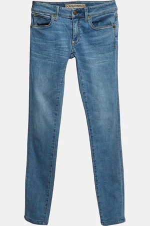 Burberry Washed Denim Low-Rise Skinny Jeans S Waist 24