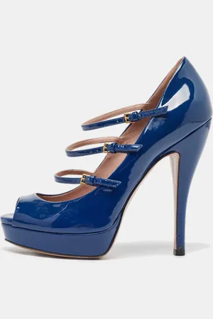 Gucci Patent Leather Lisbeth Pumps Size 37.5