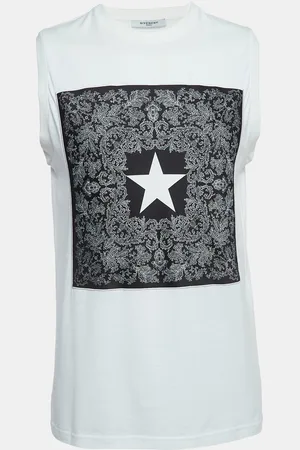 Givenchy Cotton Print Patch Detail Tank Top M