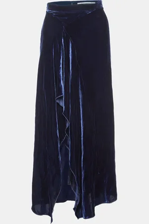 Roland Mouret Velvet Haxby Midi Skirt M