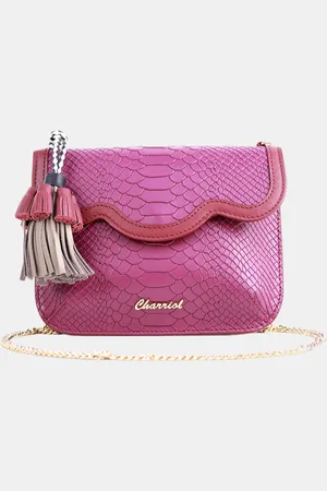 Charriol Mulberry Leather PALAIS ROYAL Clutch Bag