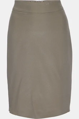 Emporio Armani Silk Crepe Pencil Skirt M
