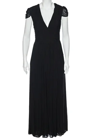 Roberto Cavalli Jersey Ruched Maxi Dress M