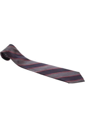 VALENTINO Diagonal Striped Traditional Silk Tie