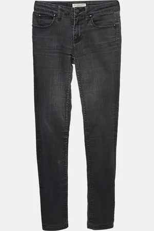 Burberry London Charcoal Denim Skinny Jeans S Waist 25"
