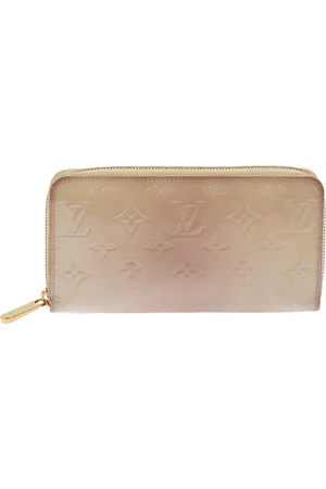 LOUIS VUITTON White Monogram Vernis Zippy Wallet