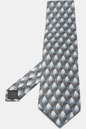 Lanvin Printed Silk Tie